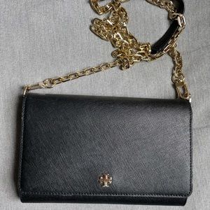 Tory Burch Robinson Chain Wallet, Used